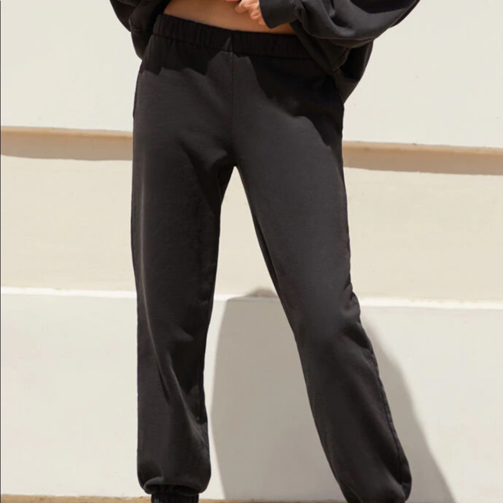 Brandy Melville washed black sweatpants